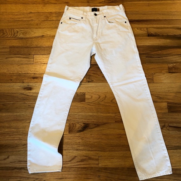 Men’s white JCrew 770 sz 29x32 *CUTS ON WAIST* - Picture 1 of 5
